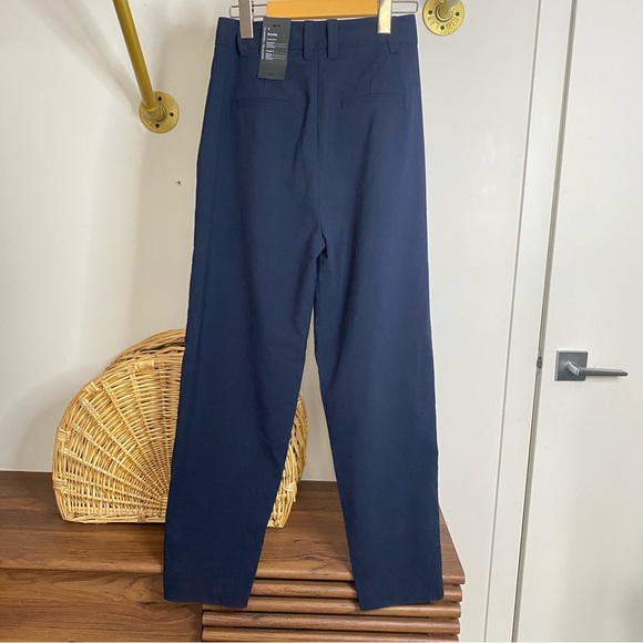 FRANK & OAK - NWT Navy Amelia Balloon Fit Pants - size 2 - Picture 9 of 16